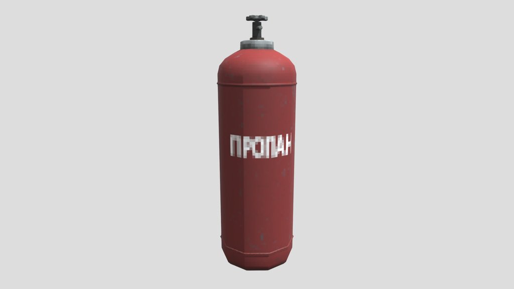 Lowpoly Propane tank