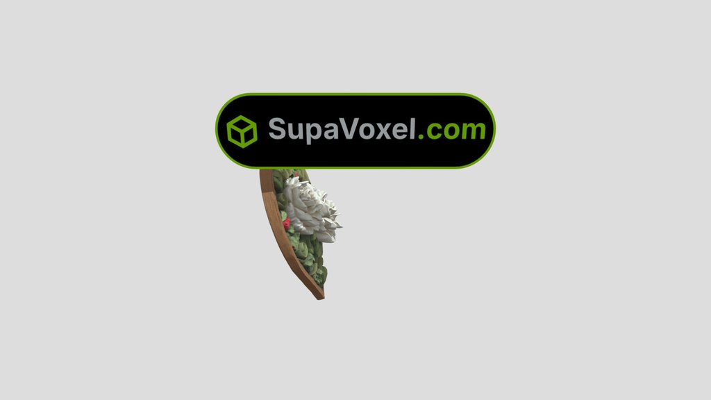 Rose Heart Wall Ornament - Tripo3D vs SupaVoxel