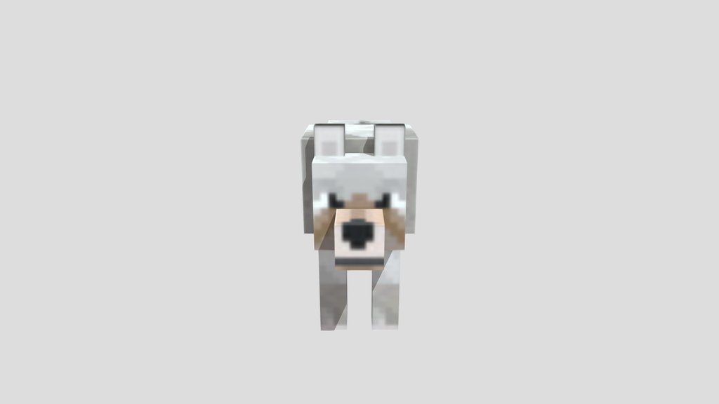 Minecraft Cool Wolf