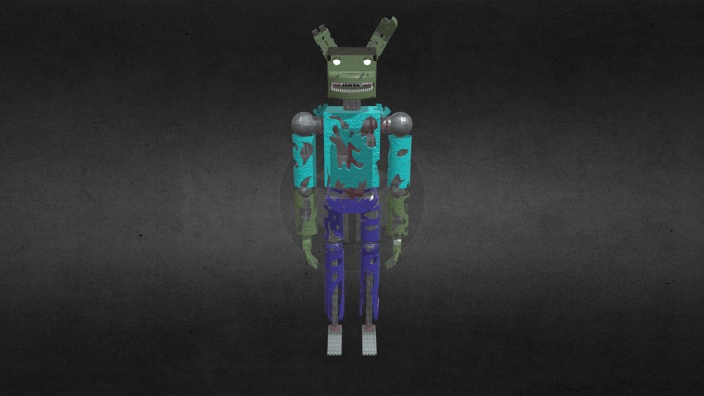 Herotrap (Herobrine Combined With Springtrap)