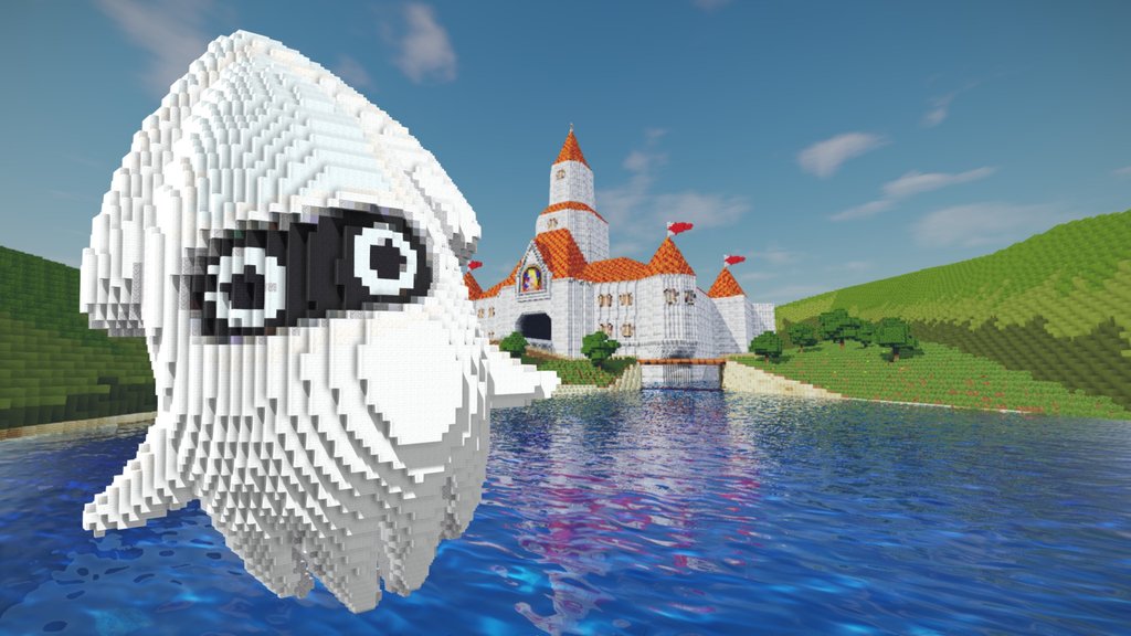 Minecraft Blooper Build Schematic