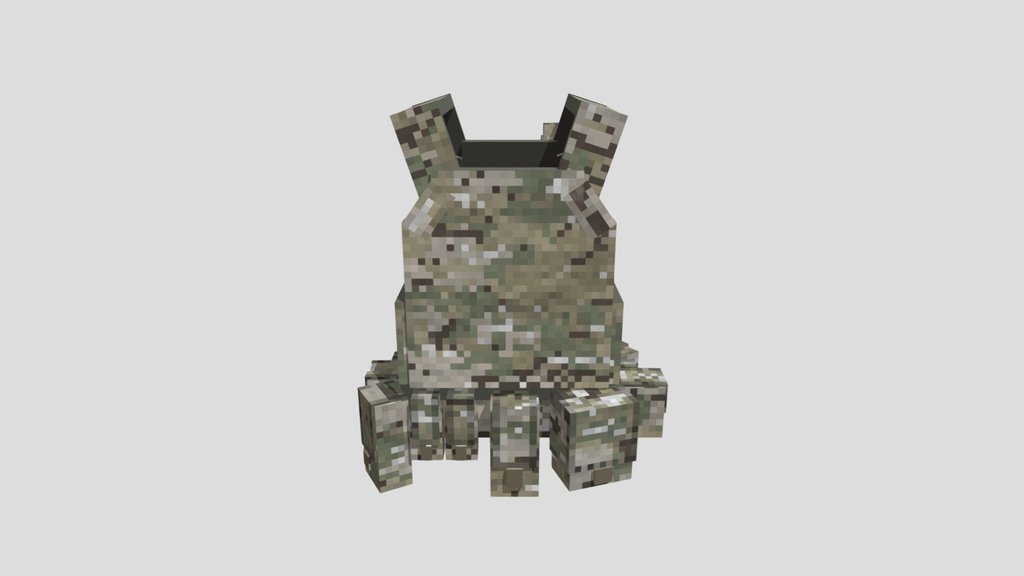 Multicam Vest And Belt