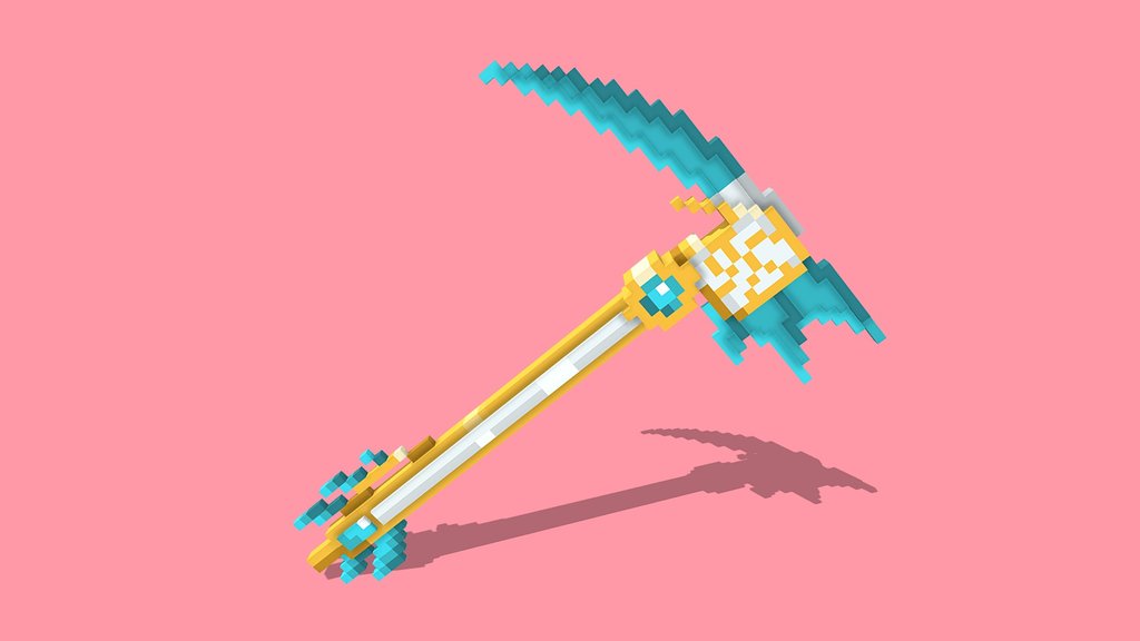 Minecraft 3D Scythe