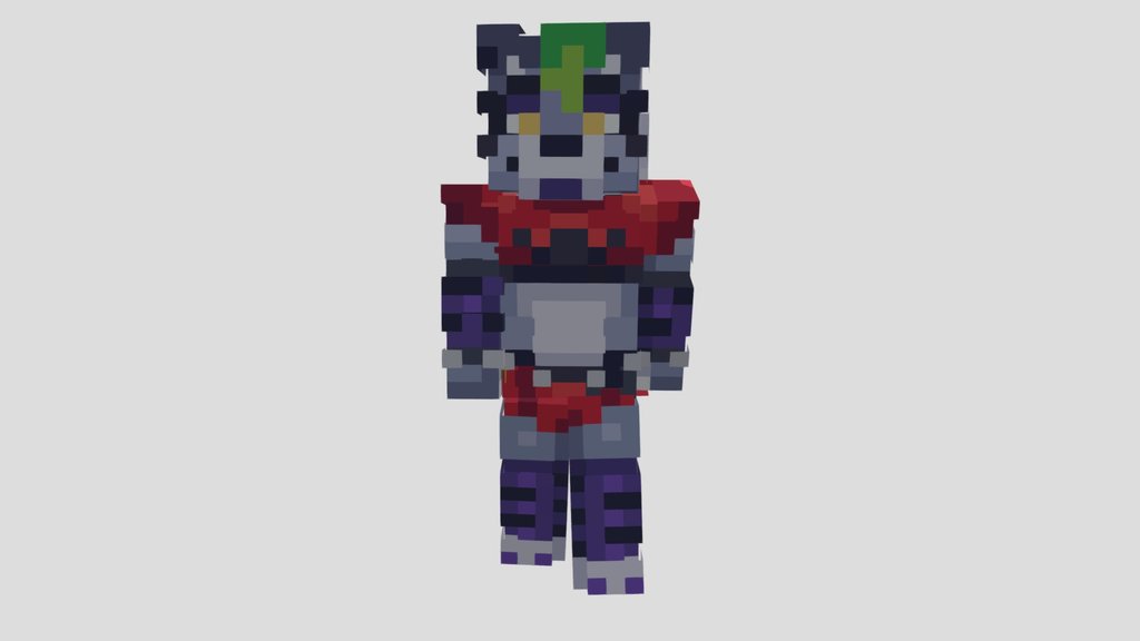 Roxanne Wolf minecraft model