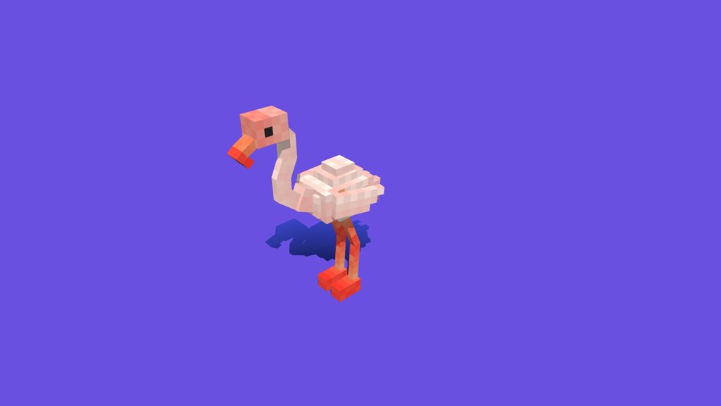 flamingo - minecraft model