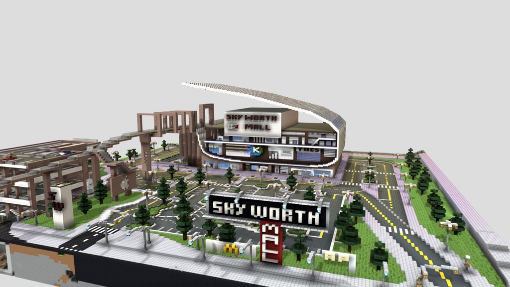 Minecraft Shopping Mall