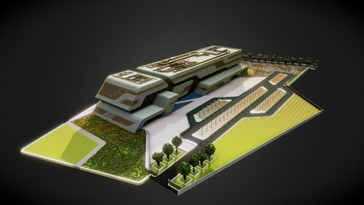 "Médiathèque Pierre Vives" from Zaha Hadid - NH