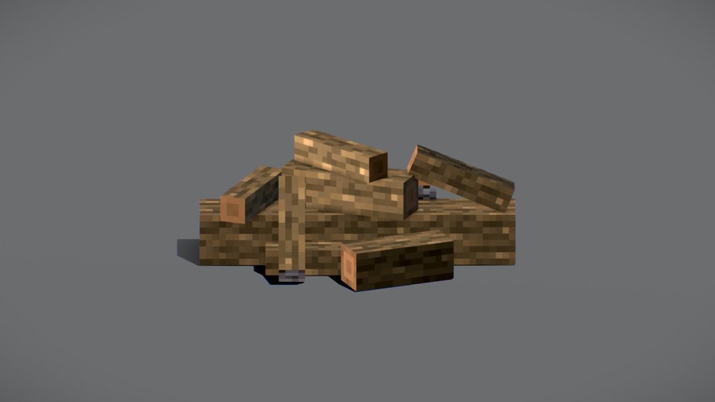 dark Oak Log Pile