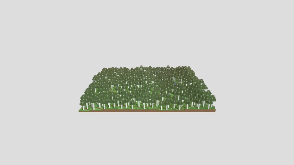 CreeperCoastal's Birch Forest with Plants