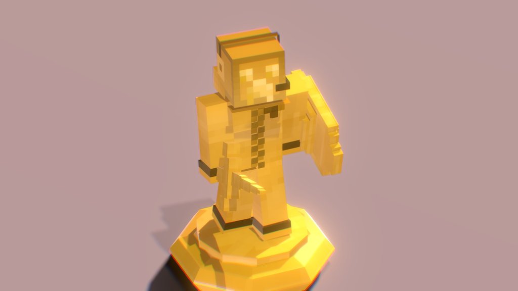 Minecraft Skin "Golden Deluxe AstroCreeper"