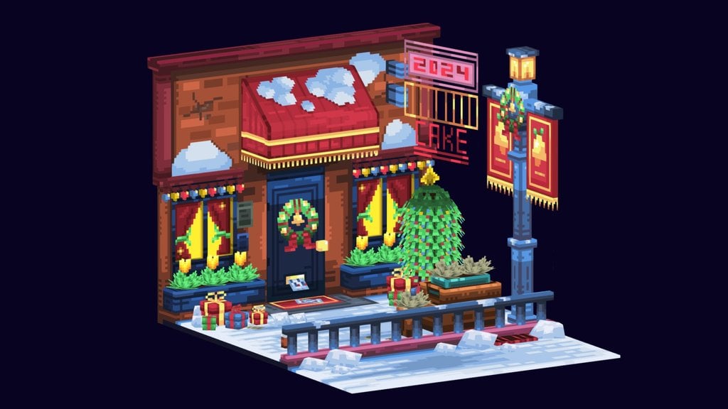 christmas in minecraft
