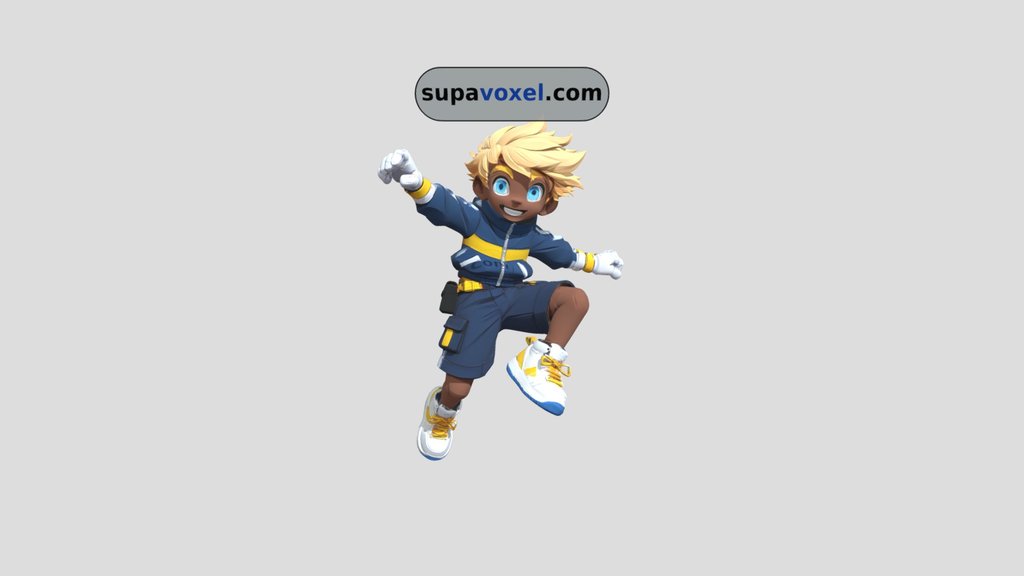 Anime Boy Character - Vroid vs SupaVoxel