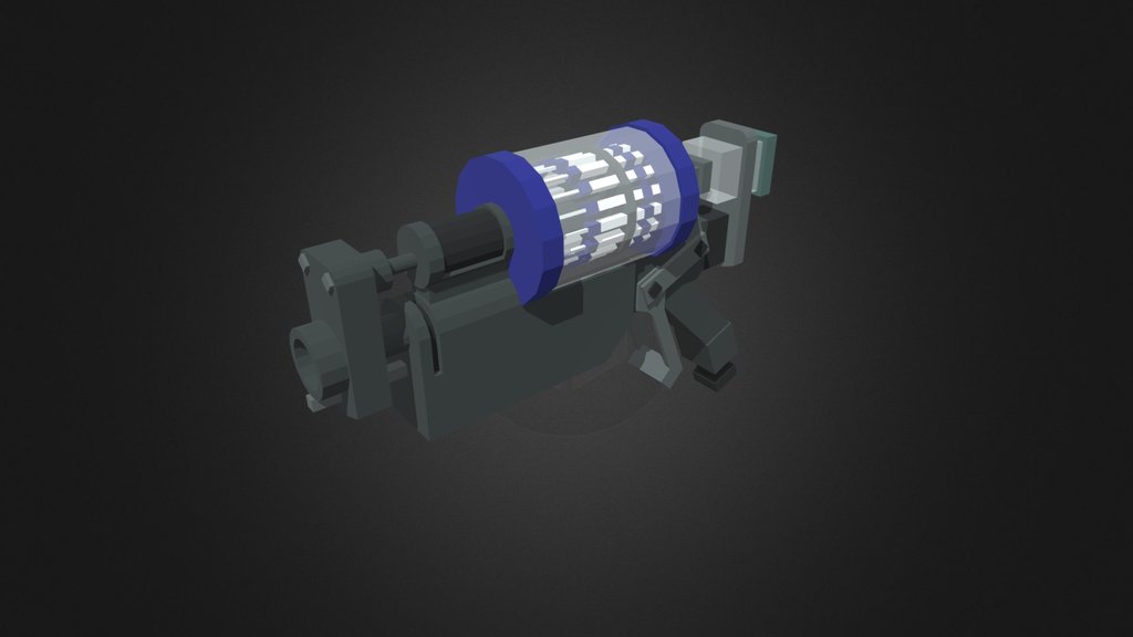 MCTF2 Syringe gun (blue)