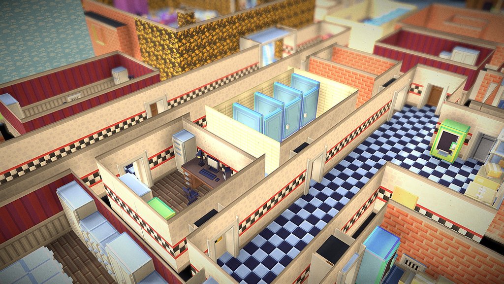 FNAF Minecraft Pizzeria Restaurant v1