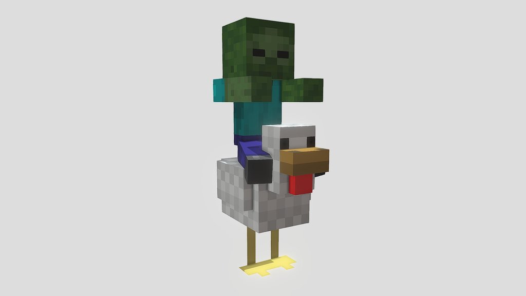 Minecraft Chicken Jockey