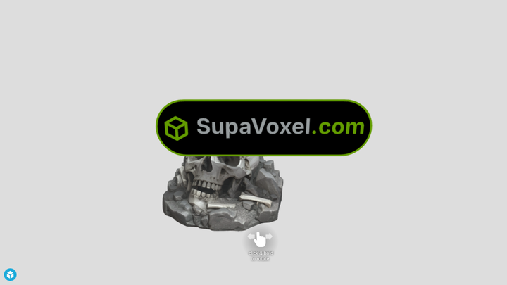 Stone Skull Relic - PNG to STL - SupaVoxel