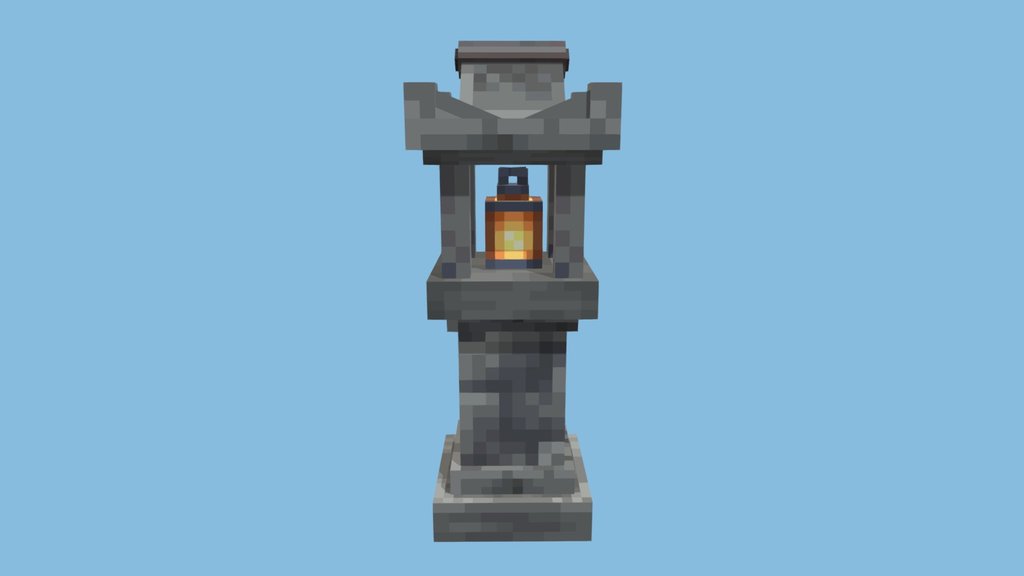 Japanese Stone Lantern (Minecraft Entity)