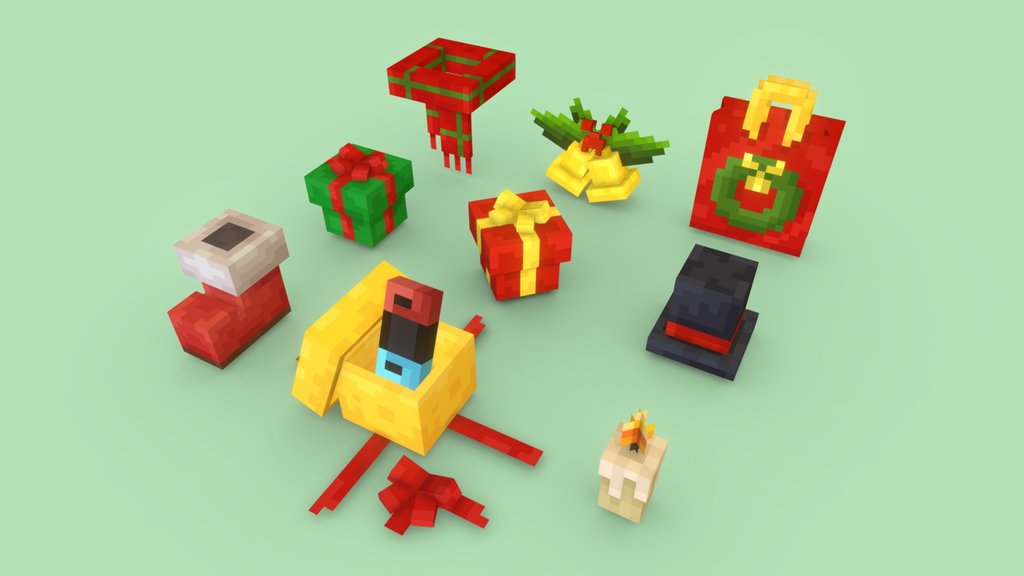 [Minecraft] Christmas Props