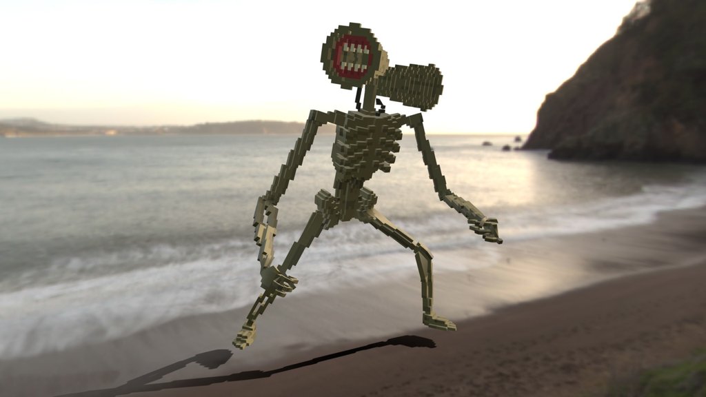 Minecraft Siren Head Sword And Shield Power Up