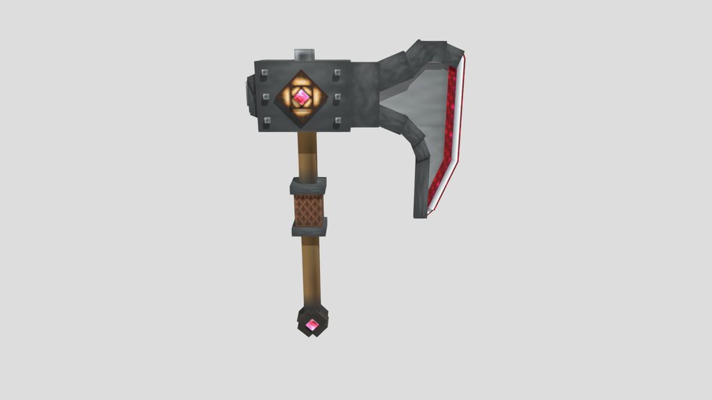 Viking Dwarf  Axe - Minecraft