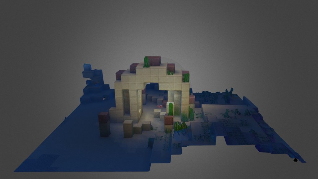 Minecraft Underwater Ruin