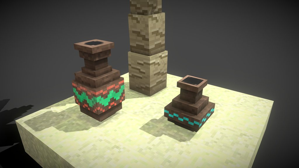 Voxel Ceramic Vases