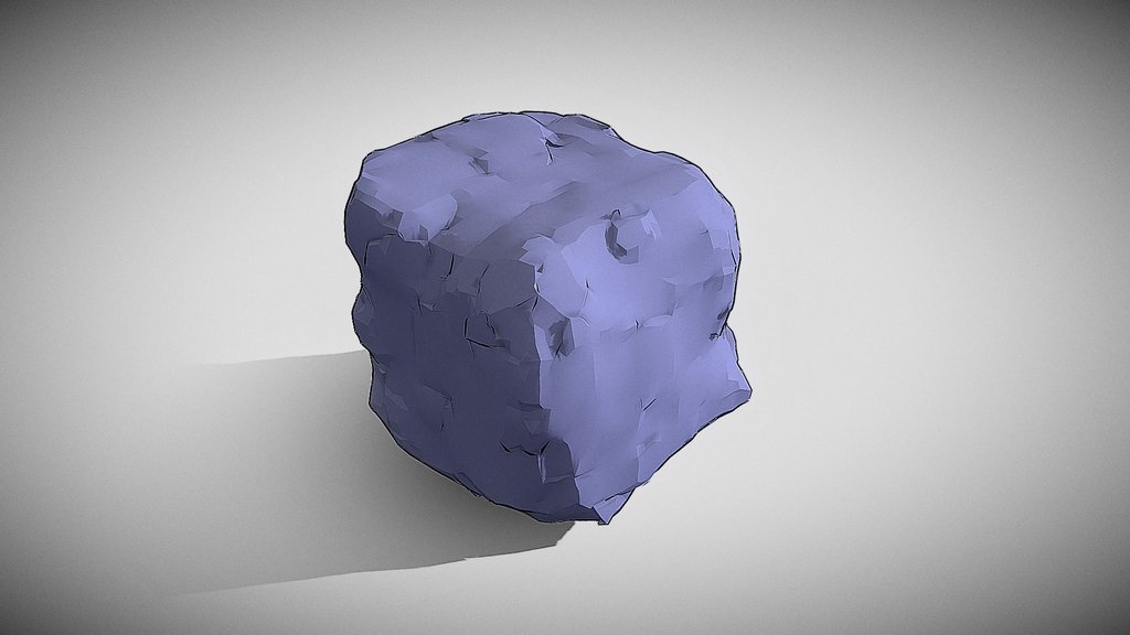 Stone Cube - Outlined