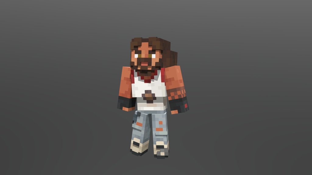Garrett from "a minecraft movie" without jacket