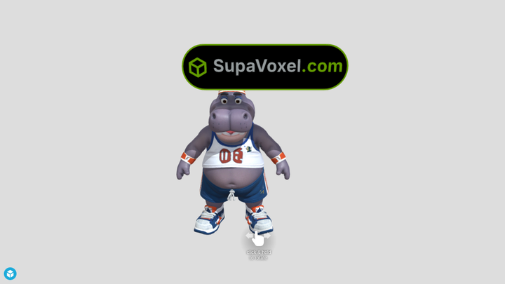 Hippo Basketball Player - Hitem3D vs SupaVoxel