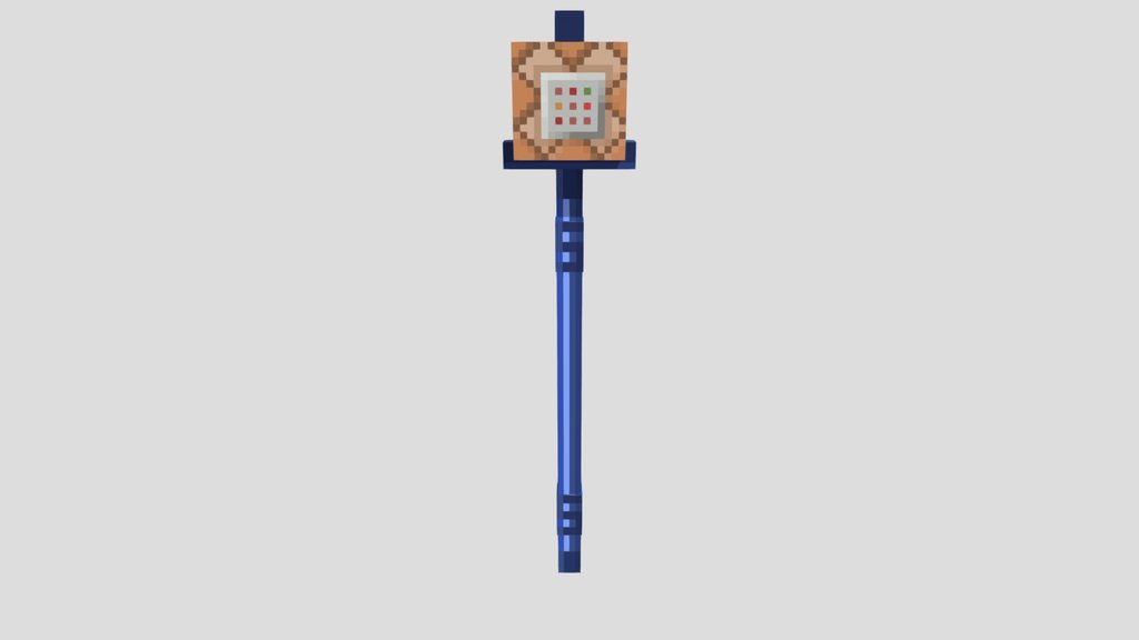Alan Becker Blue Staff