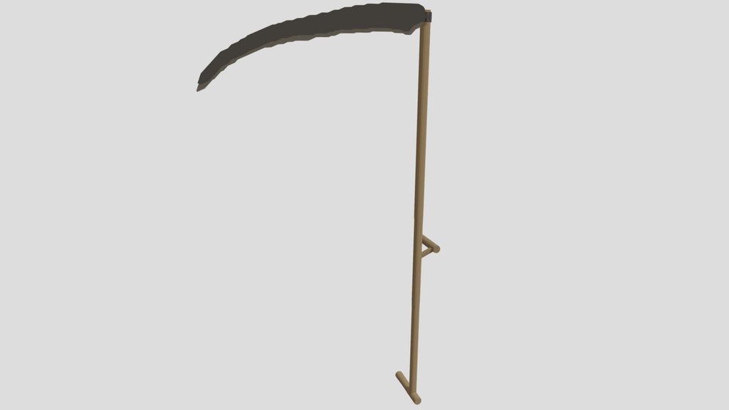 Low Poly Farmer Scythe