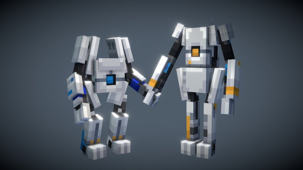 Atlas and P-Body (Low Poly)
