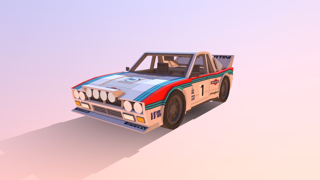 83' Lancia Rallye 037 (Martini Livery)