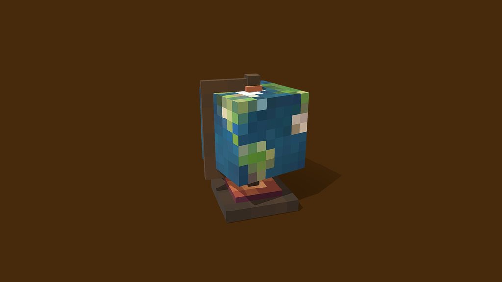 Minecraft globe