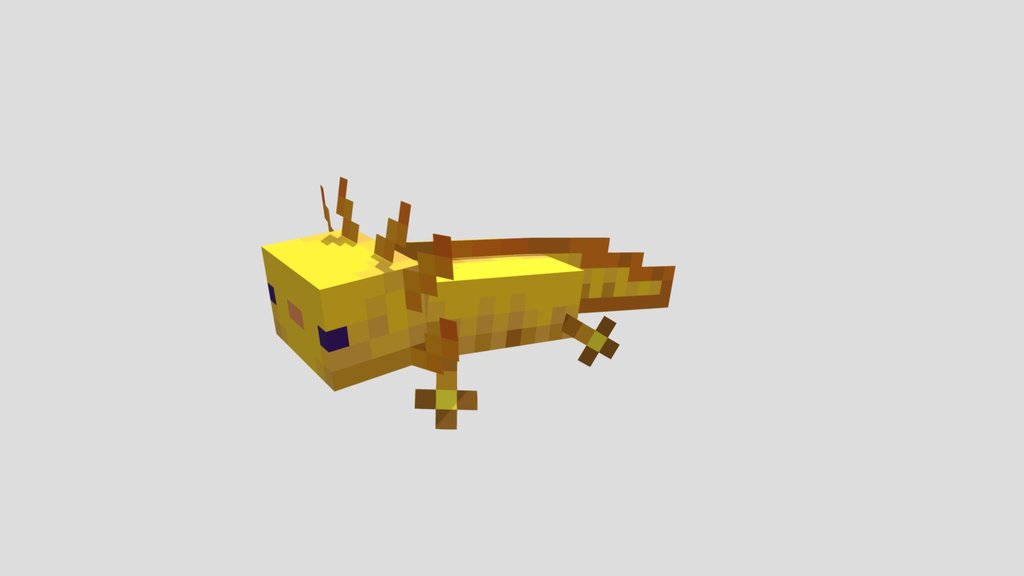 yellow axolotl