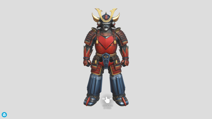 Samurai Mecha Robot - Meshy 6 vs SupaVoxel