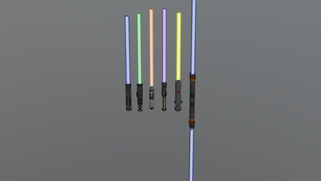 Jedi's lightsabers