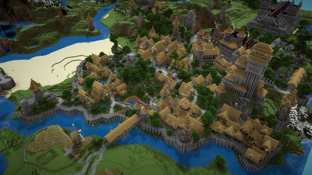 Medieval City Sharthur - Minecraft