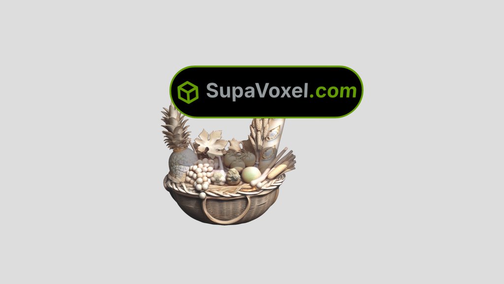 Carved Wooden Fruit - 3D AI Studio vs SupaVoxel