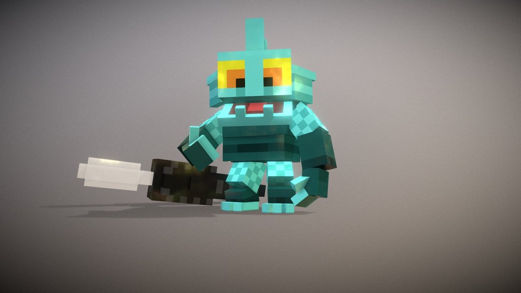 Gill Grunt Minecraft Model