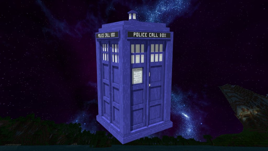 Minecraft Tardis Build Schematic