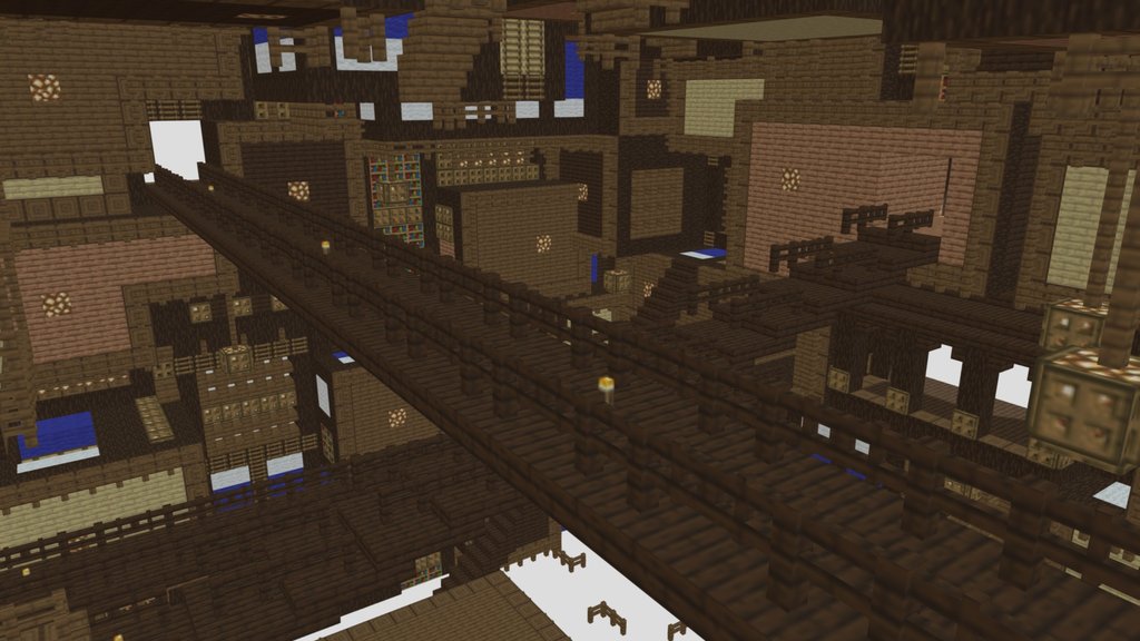 Infinity Castle Minecraft .obj