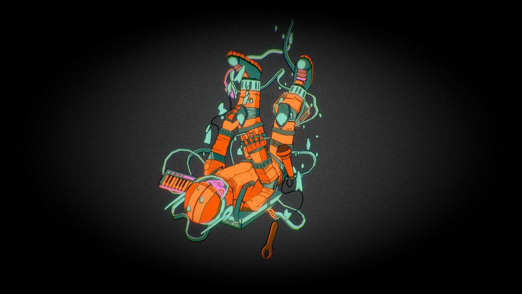 Tenhun Falling spaceman (FanArt)