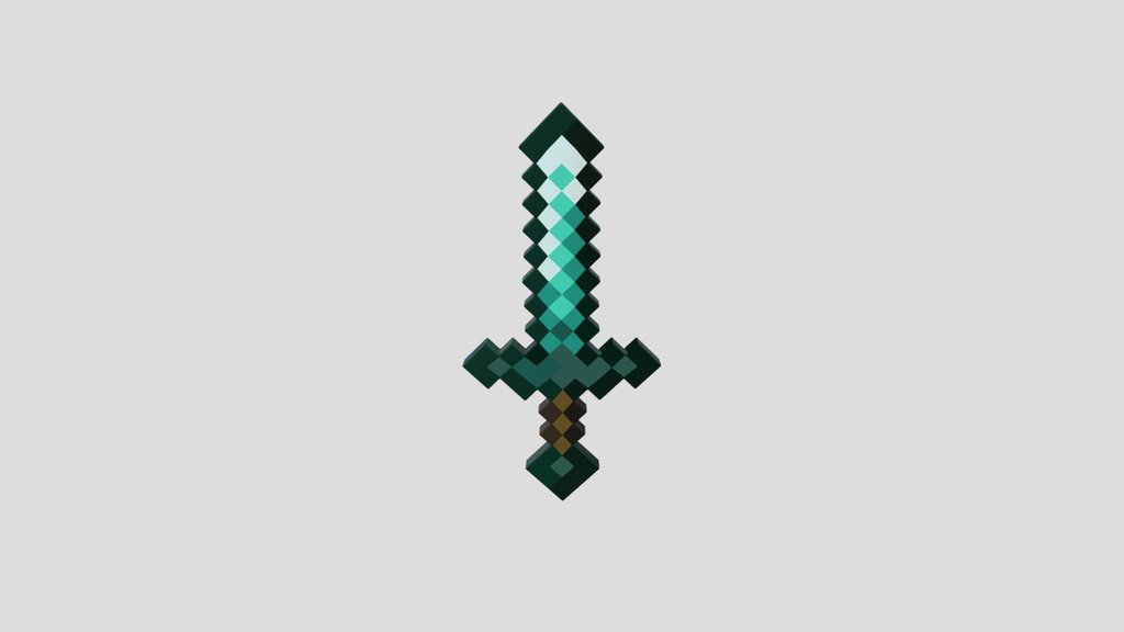 Espada de diamante - Minecraft