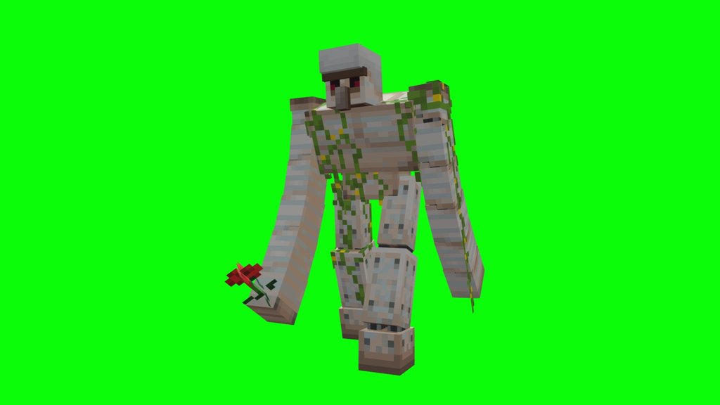 Mutant iron golem minecraft animated