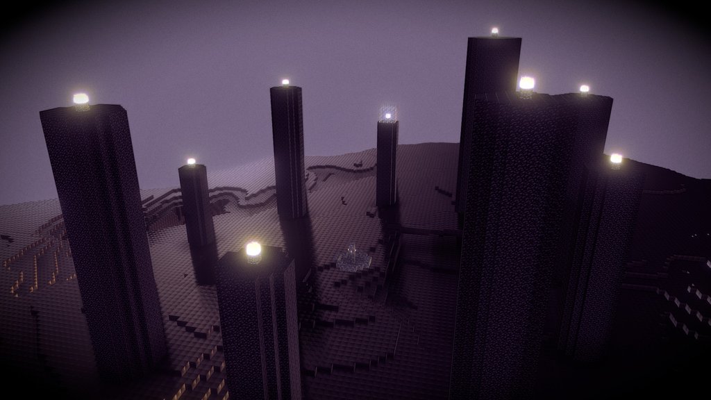The End - Minecraft World in 3D