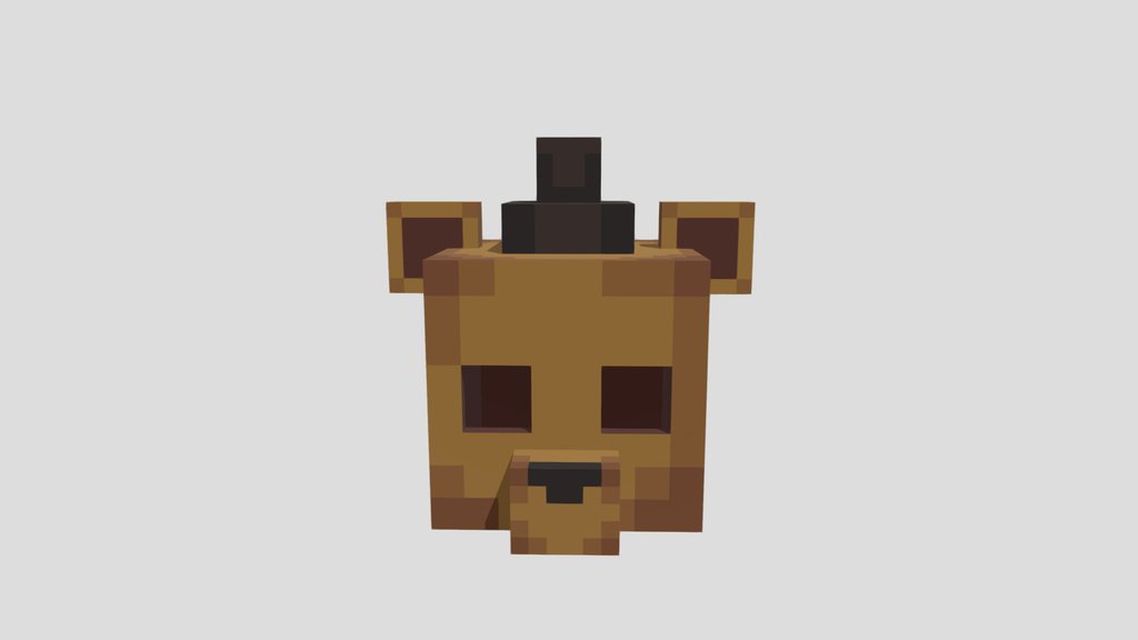 Minecraft Empty Freddy Head