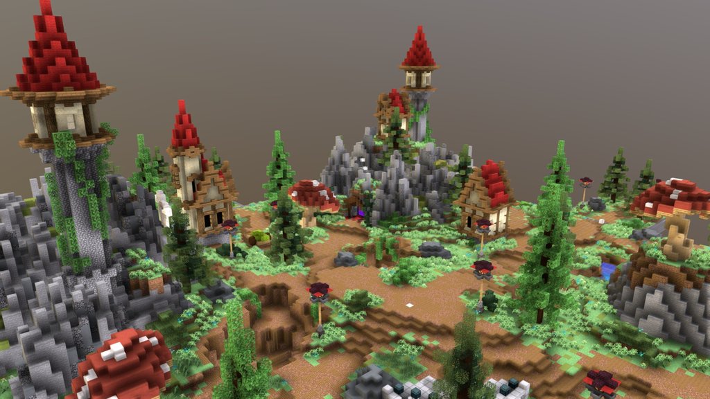 HCF Spawn ~ The Mushroom Town