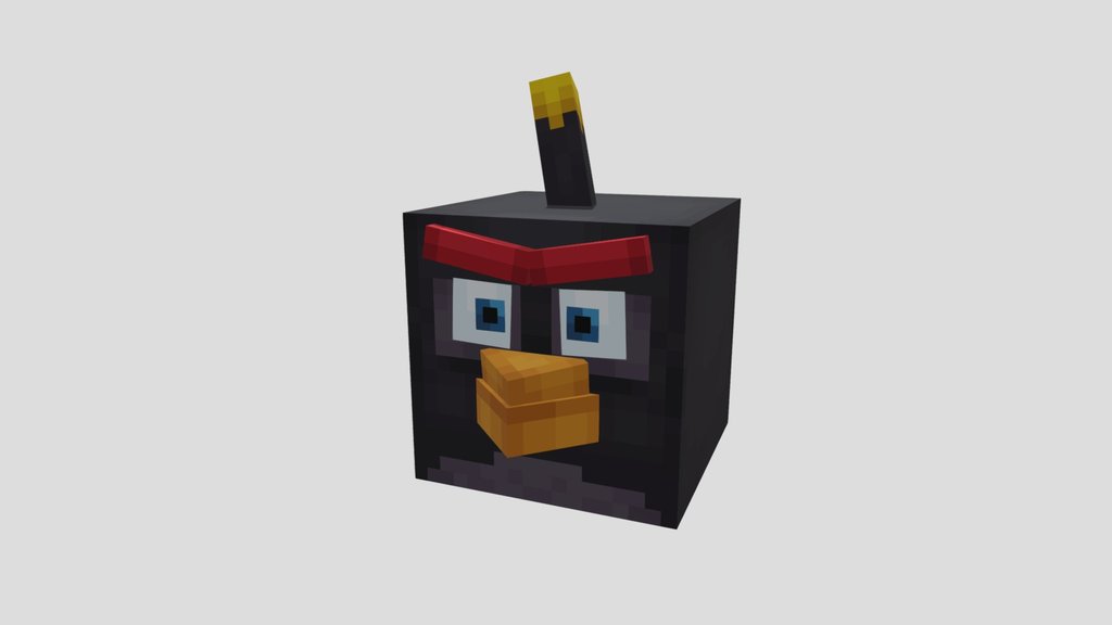 Bomb - Angry birds Minecraft Style