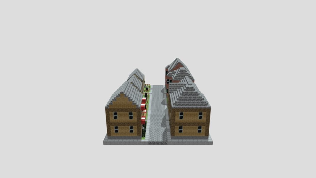Minecraft city house